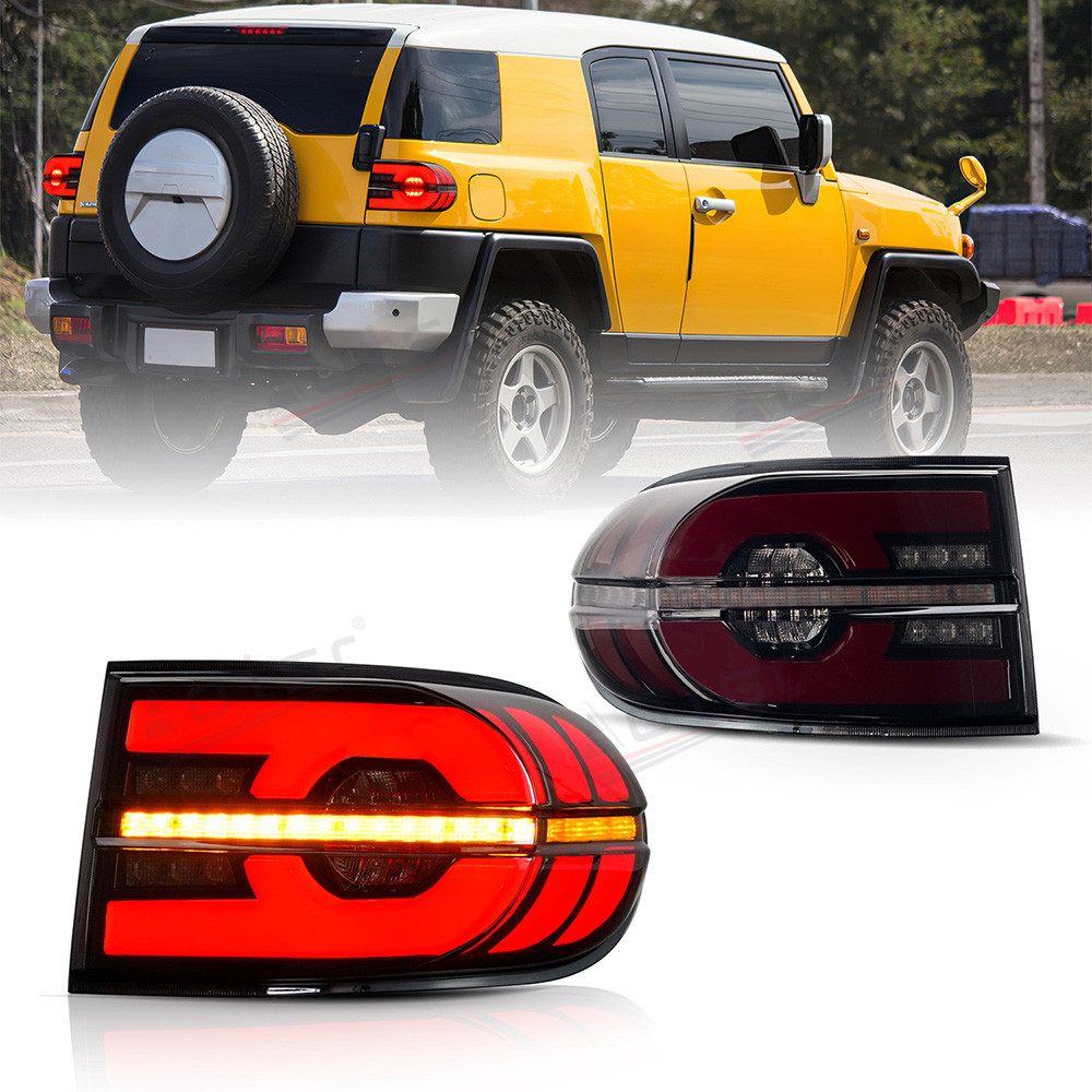 2PCs Car LED Light Tail Lamps Assembly For Toyota FJ Cruiser 2007-2020