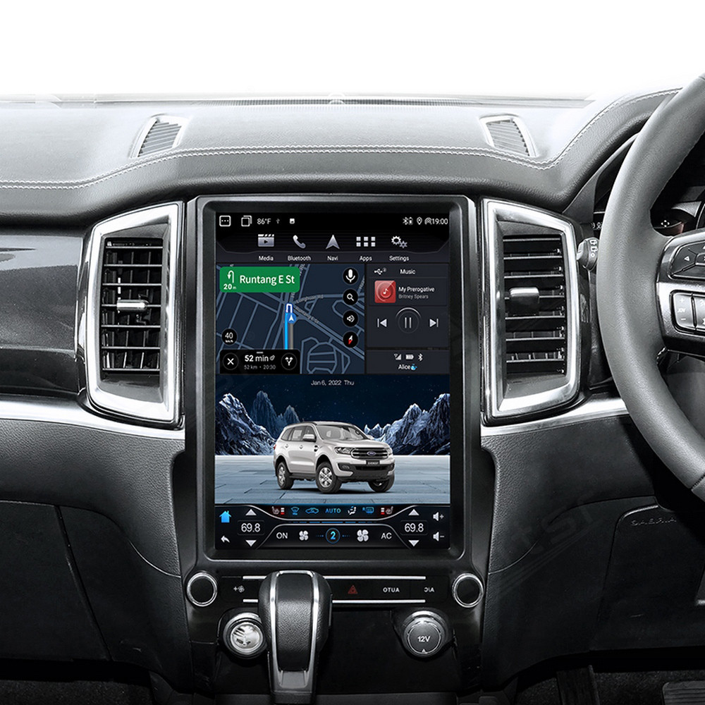12.1'' Android 11 Car Radio For Ford Ranger 2016-2021