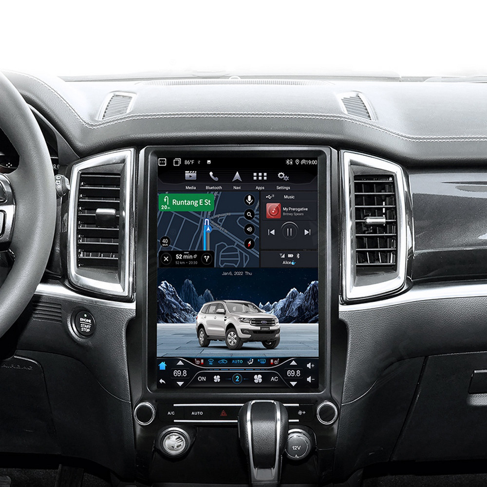 12.1'' Android 11 Car Radio For Ford Ranger 2016-2021