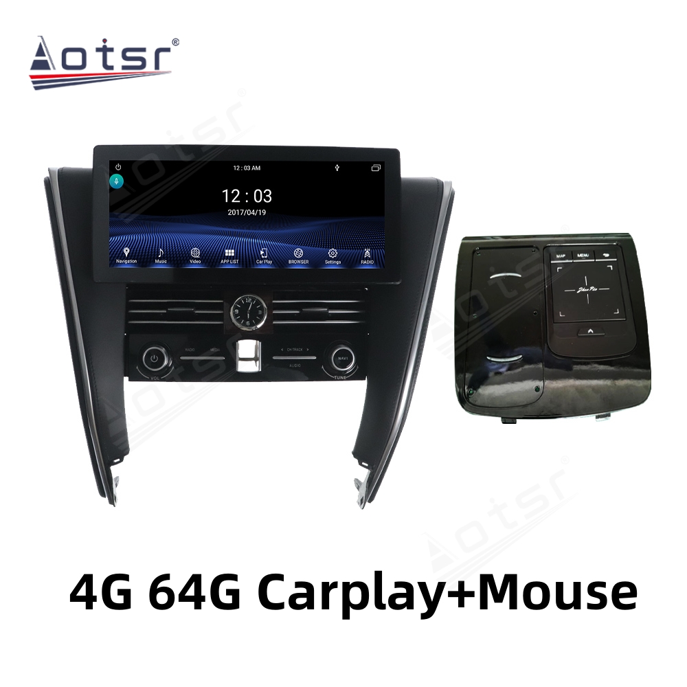 Android 12 Auto For Toyota Alphard 30 2015 - 2020 Head Light Dashboard