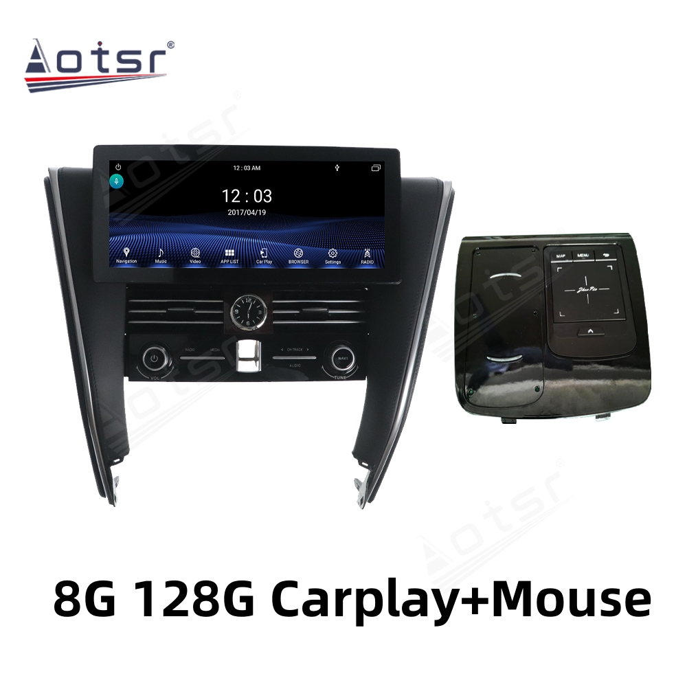 Android 12 Auto For Toyota Alphard 30 2015 - 2020 Head Light Dashboard