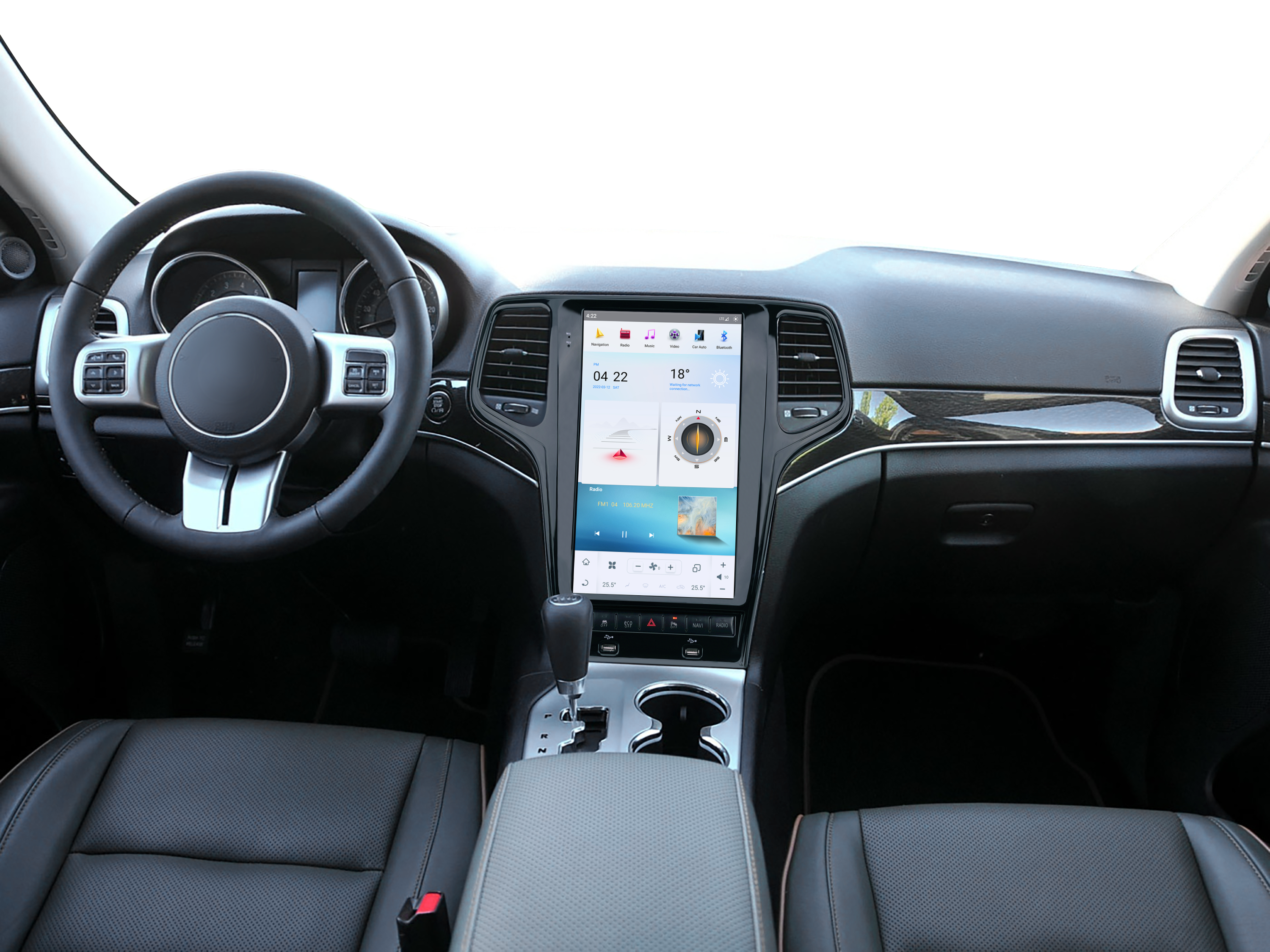 Tesla Screen Multimedia Stereo Android Player For Jeep Grand Cherokee 2010 2011 2012 2013 2014 2015 2016 2017-2019 GPS Head Unit