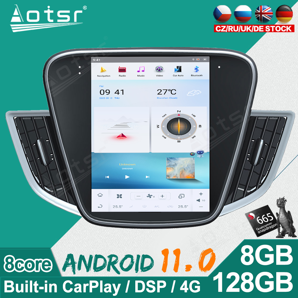 Android 11 Tesla Screen For Chevrolet Cavalier 2016-2018 Multimedia Player Auto Stereo Car Radio Player Car GPS Navigation Audio Head Unit-Aotsr official website