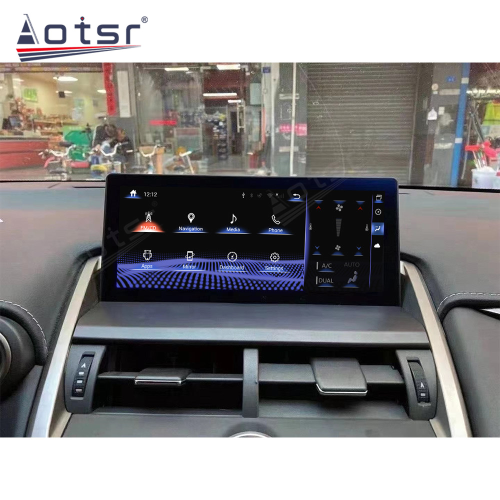 Android 10.0 multimedia player with GPS navigation stereo main unit DSP  suitable for Lexus NX