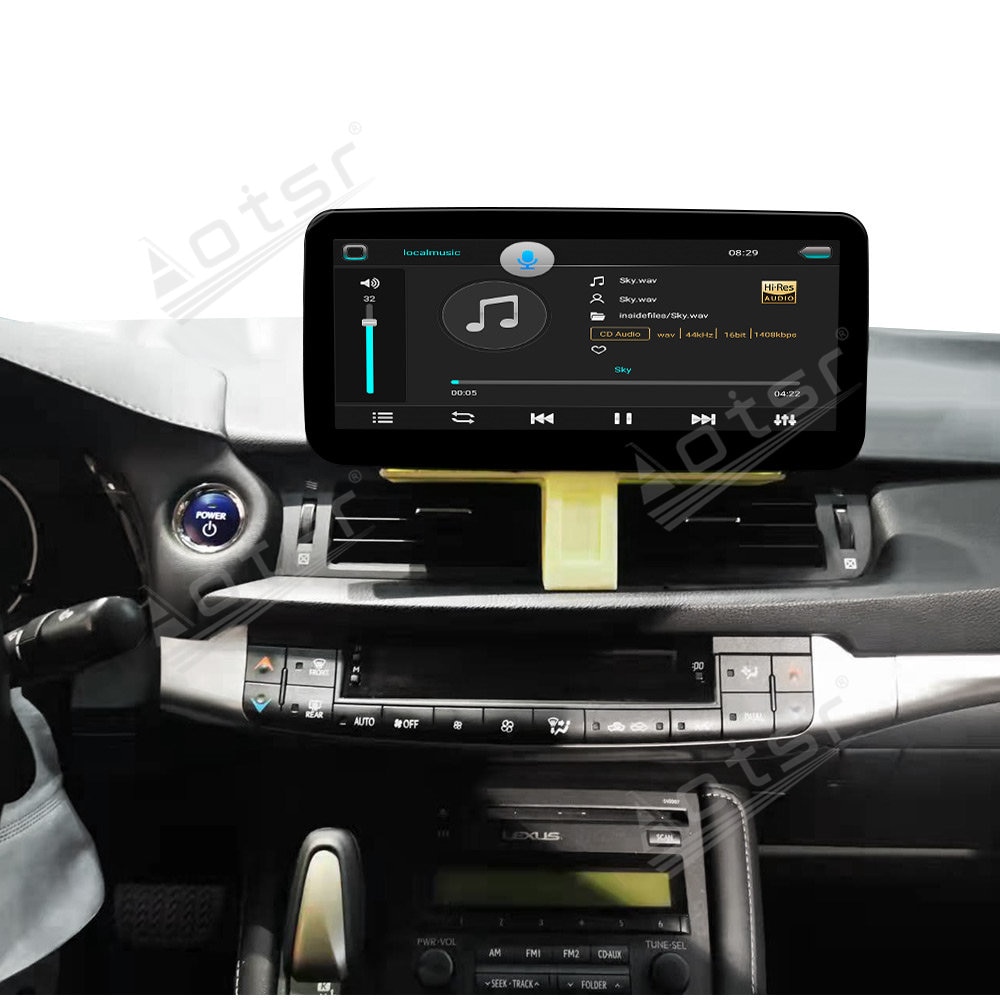 For Lexus CT200 10.25 Inch Android Car Radio GPS Navigation Multimedia Player Stereo Receiver Autoradio Head Unit Screen-Aotsr official website