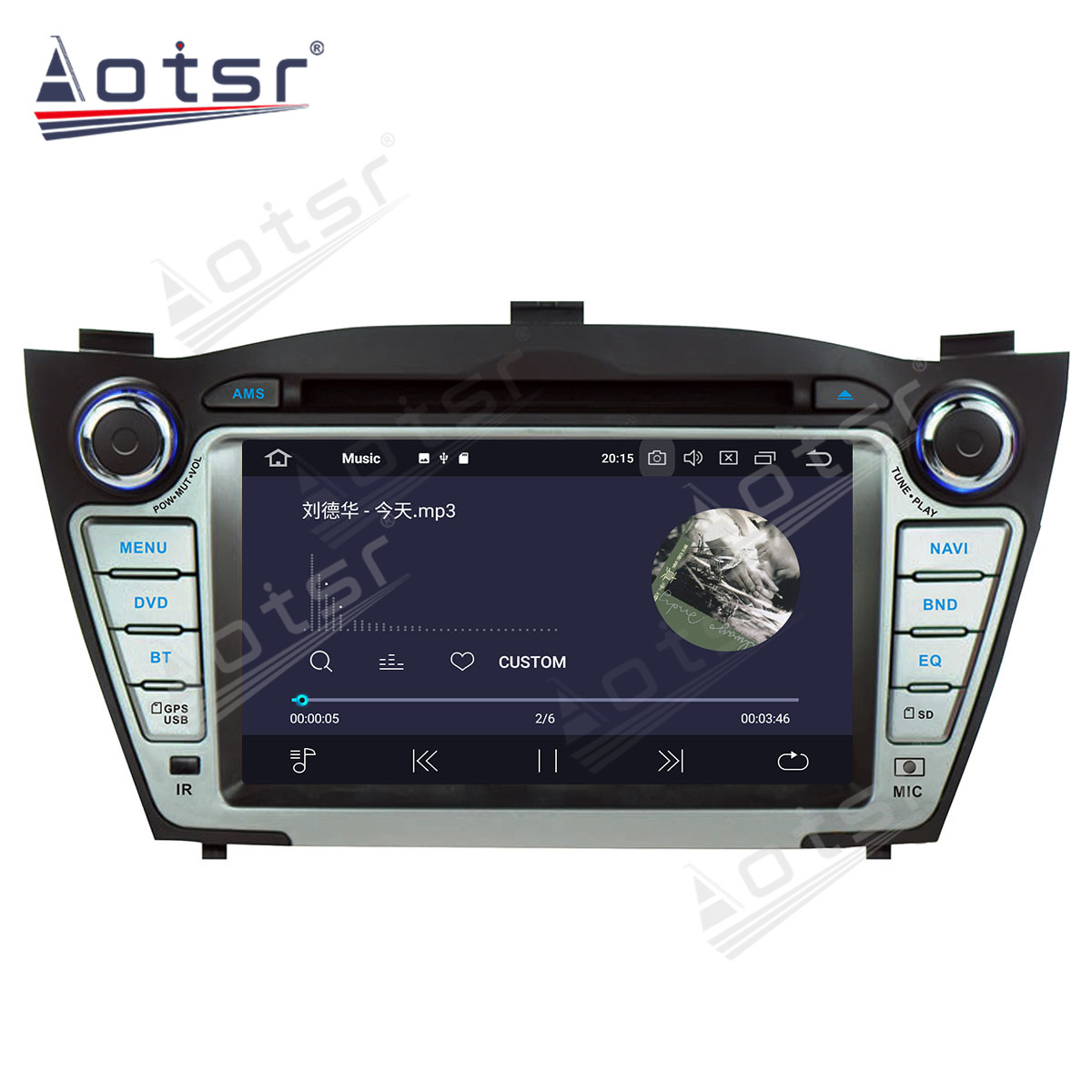 6+128GB Android 11 Auto Stereo For Hyundai IX35 2009 - 2013 Audio Car Radio DVD Multimedia Player GPS Navigation Head Unit-Aotsr official website