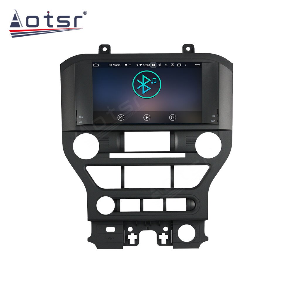 4G 128GB Carplay Android Radio GPS NavigatioN For Mustang 2015 2016 2017 2018 Car Multimedia DVD Video Audio Stereo Unit Screen-Aotsr official website