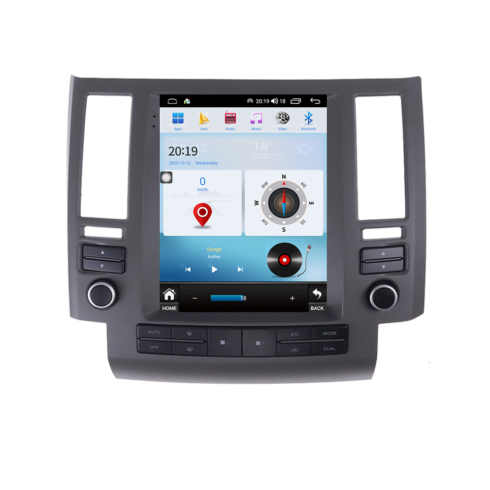 Android 11 128G Tesla Style GPS Navigation For Infiniti FX35 FX45 FX25 FX37 2003 2004 - 2006 Auto Radio Stereo Multimedia Player