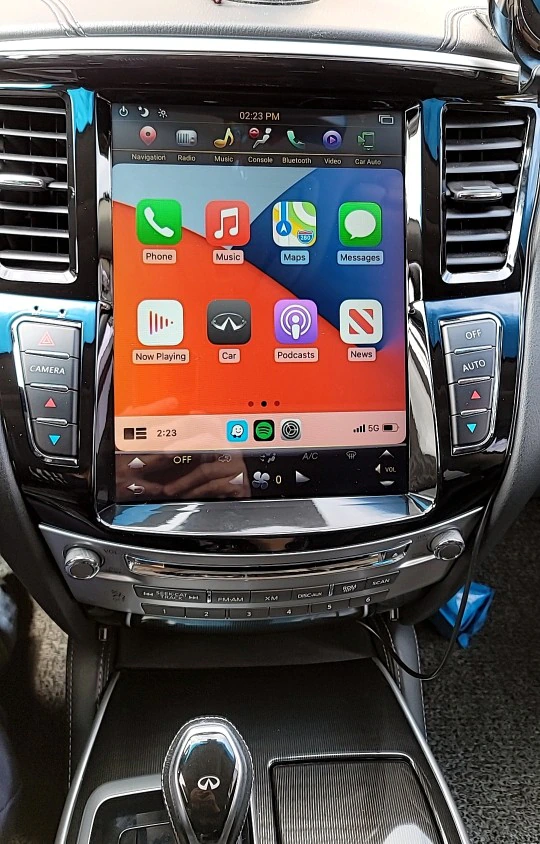 2 din Android car radio Tesla style for infiniti QX60 JX35 2014-2019 car stereo radio multimedia player GPS navigator head unit-Aotsr official website