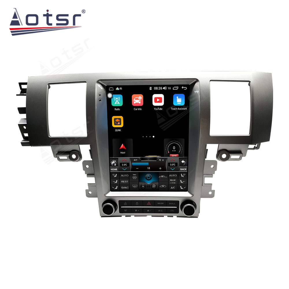 Android 11.0 multimedia player with GPS navigation stereo main unit DSP Carplay 6GB + 128GB suitable for Jaguar XF 08-15 right peptide