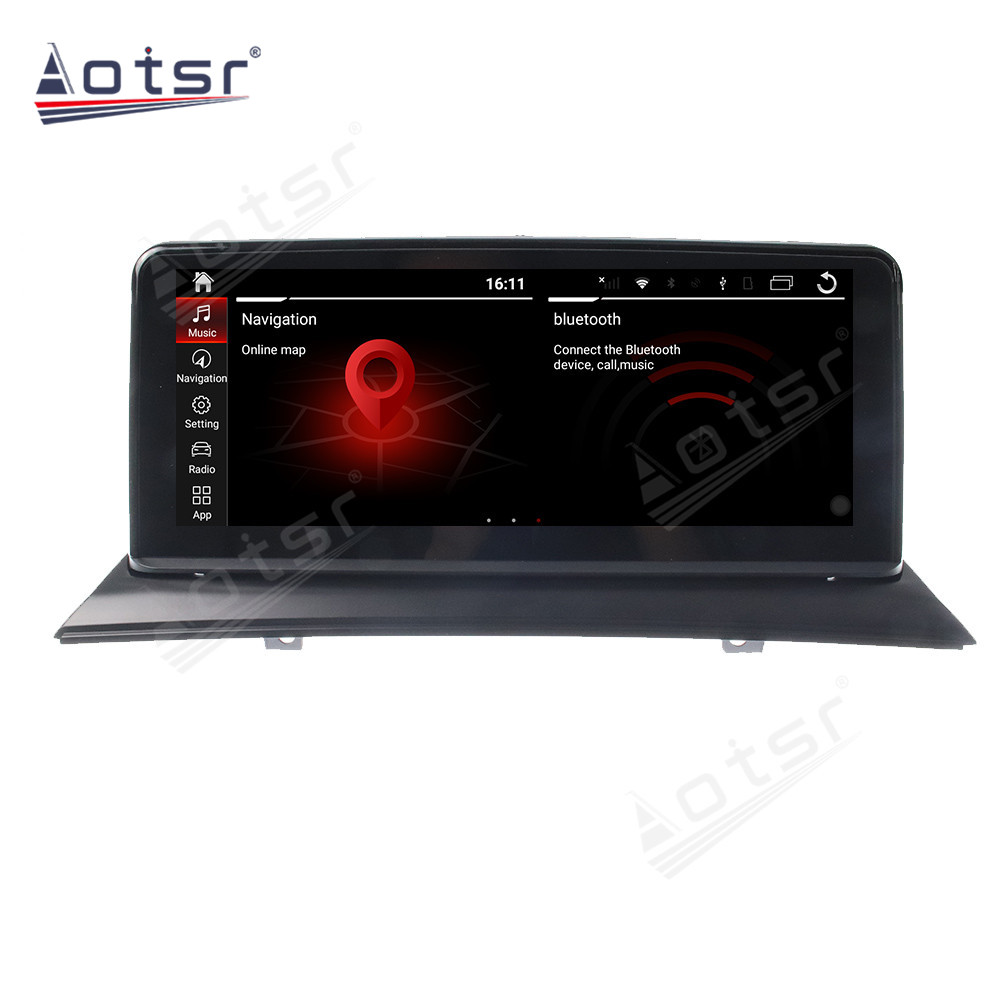 Android 10.0 multimedia player with GPS navigation stereo main unit DSP  8GB + 128GB suitable for BMW X3 X4-CCC base 07-10-Aotsr official website