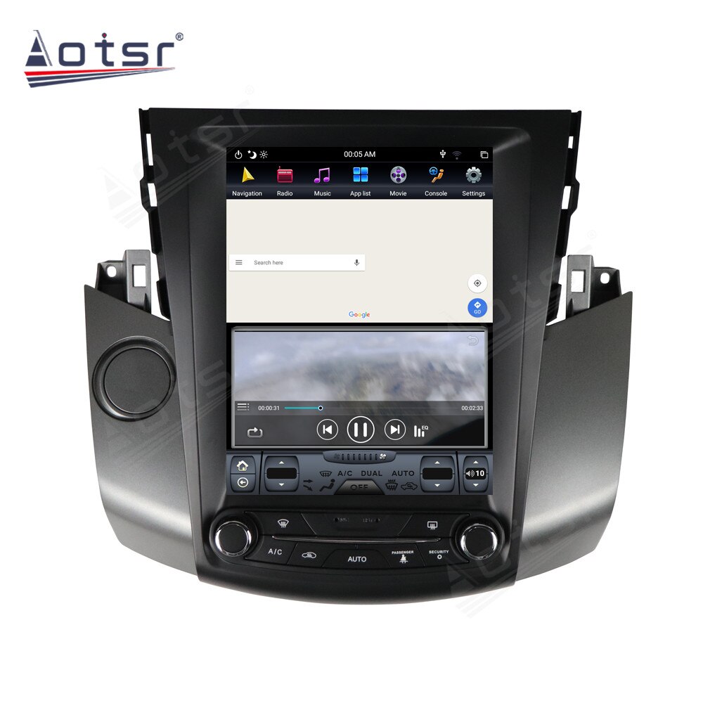 Car Multimedia DVD Player For Toyota RAV4 2006 2007 - 2012 Android 9.0 Radio Tape Recorder Tesla Big Screen GPS Navigation Audio-Aotsr official website