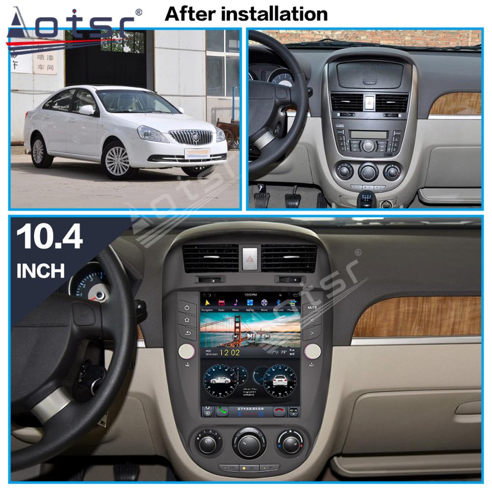 For Buick Excelle 2008-2015 Tesla Style Android 9.0 64GB 4G PX6 Car Audio GPS Navigation Head Unit Multimedia Player Auto Radio-Aotsr official website