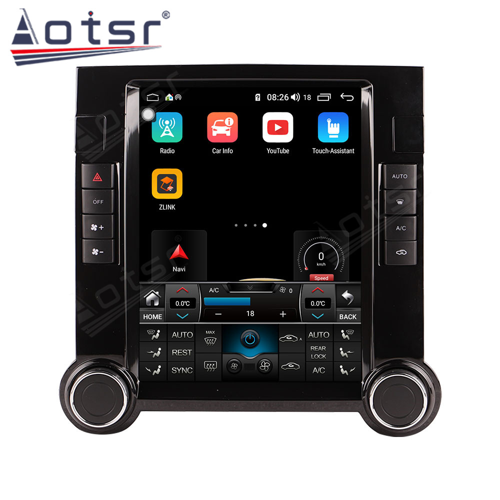 Android 11.0 multimedia player with GPS navigation,  stereo main unit, DSP, Carplay, 6GB + 128GB, suitable for Volkswagen old Touareg 9.7 inch