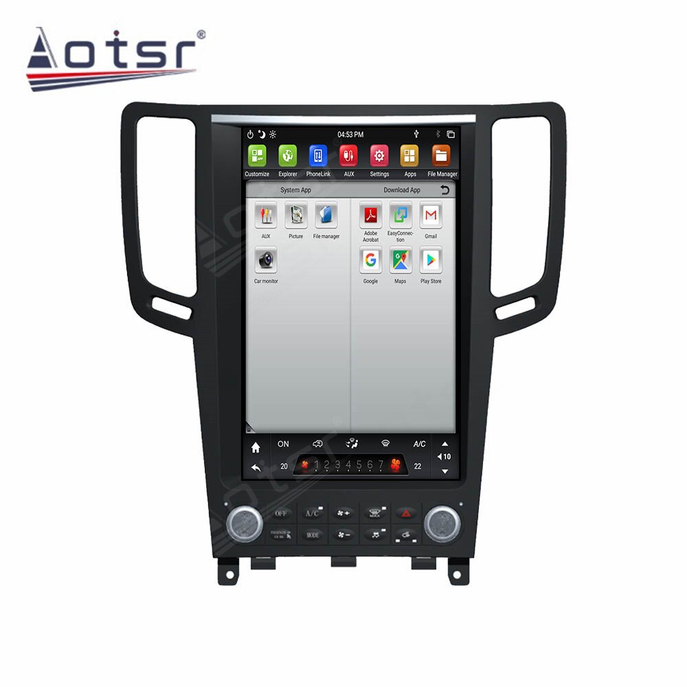 Tesla Style Android 9.0 PX6 Car Radio For Infiniti GX G37/G25/G35 2008-2014 Multimedia Player GPS Navigation Auto Audio Carplay-Aotsr official website