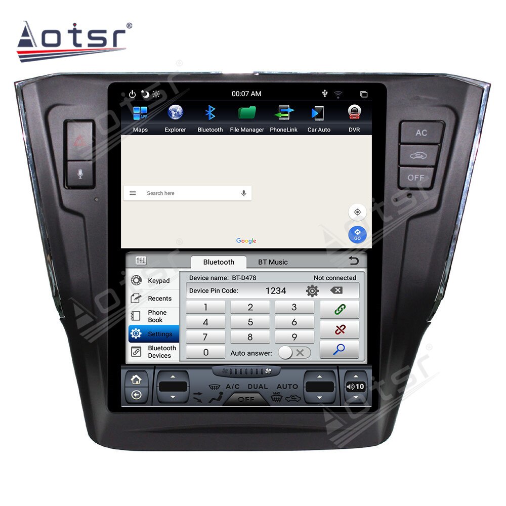 DSP Tesla Style big screen Android 9.0 Car multimedia player For VW Passat 2015-2018 gps navi radio stereo head unit free map-Aotsr official website