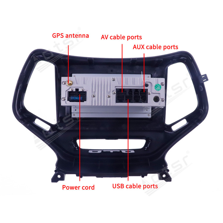 128G Android 10.0 For JEEP Cherokee 2014-2018 Auto Stereo Audio Car Radio DVD Multimedia Player GPS Navigation Head Unit-Aotsr official website
