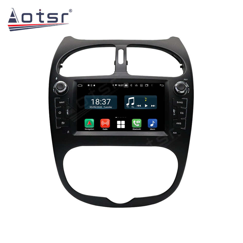 Android 10 For Peugeot 206 2000 - 2016 Car Radio GPS Navigation Multimedia Player Auto Stereo Navi IPS Touch Screen Head Unit-Aotsr official website