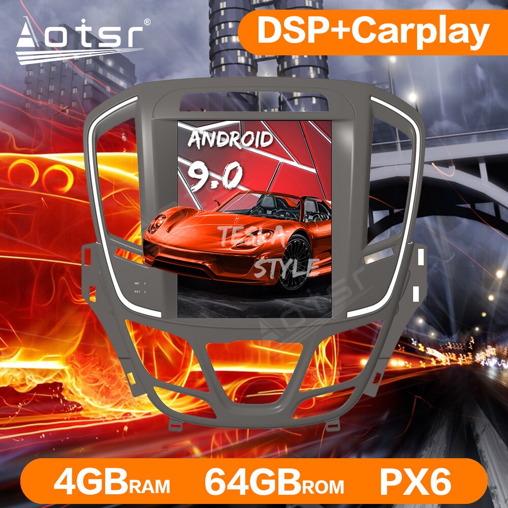 10.4''Tesla Style Android 9.0 64G Car Radio GPS Navigation For Opel Insignia Vauxhall Holden/Buick Regal 2014+ Head Unit Carplay-Aotsr official website