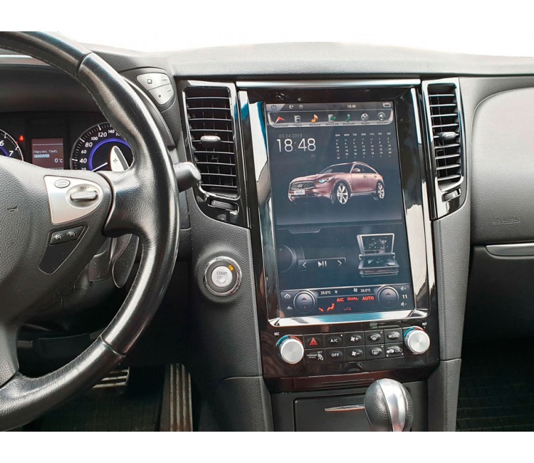 For Infiniti FX35 2009 2010 2011 2012 2013 Car Radio Multimedia Player GPS Navigation Android 128G Vertical Screen  Tesla Style Head Unit-Aotsr official website