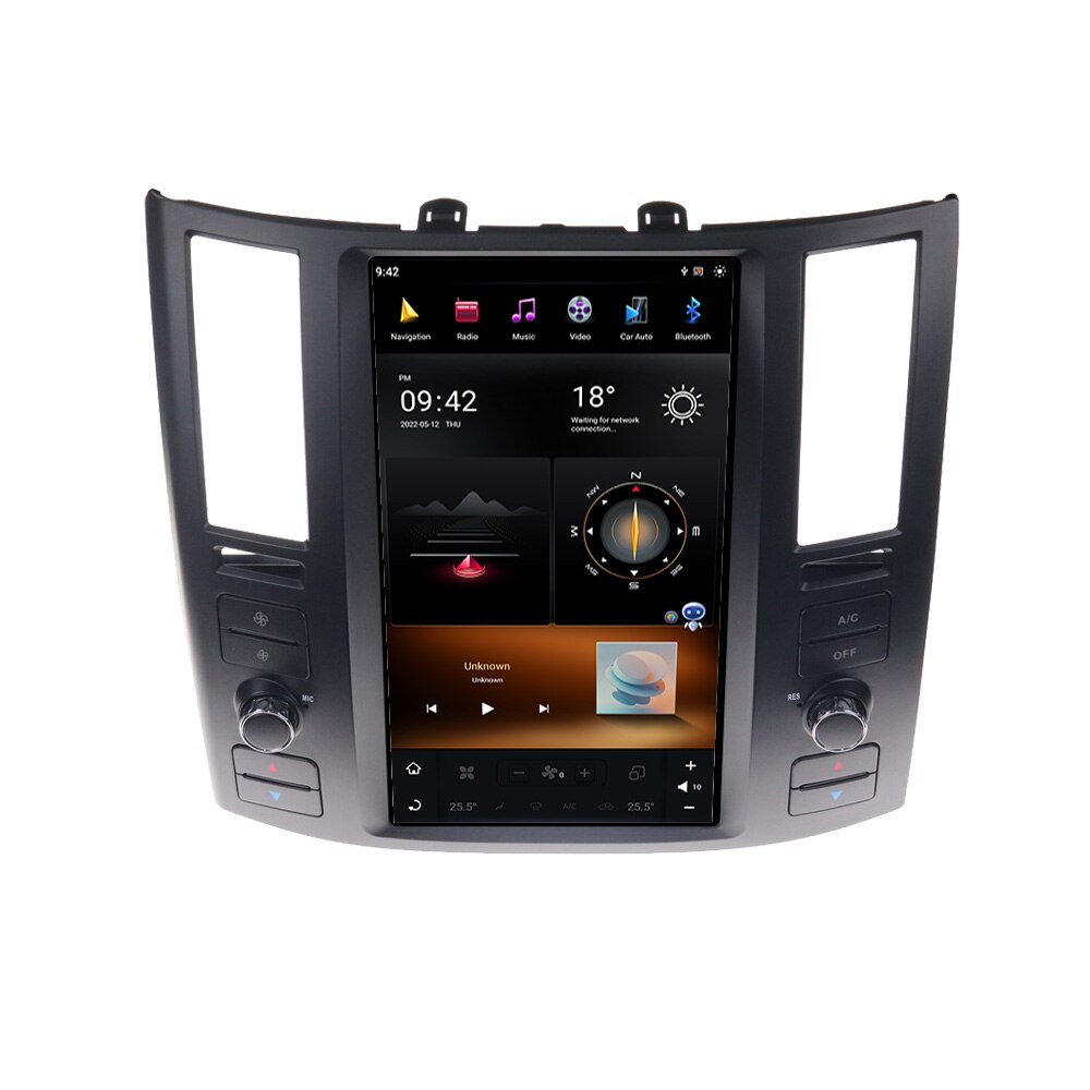Qualcomm Tesla Style Vertical Screen 12.1" Android 11 Car Radio For Infiniti FX FX35 FX45 Car DVD Player Auto GPS Navigation 4G-Aotsr official website