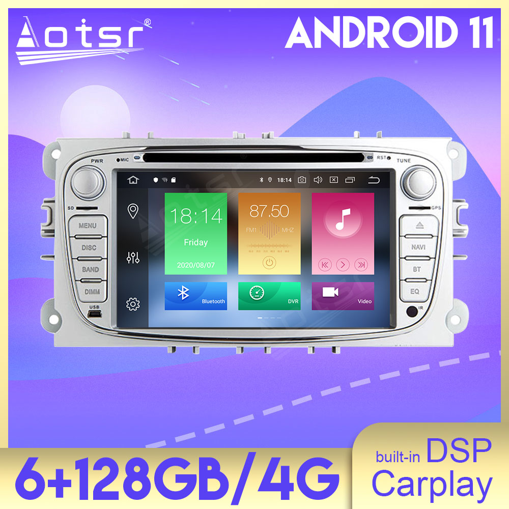 6+128GB Android 11 Auto Stereo DSP Carplay For FORD Focus S-MAX Mondeo C-MAX Galaxy Multimedia Car Radio Player GPS Navigation Head Unit-Aotsr official website