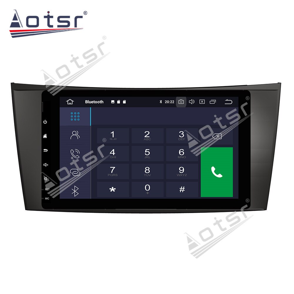 For Mercedes Benz E-Class W211 CLS W219 Car Multimedia Radio Player Android 11 DSP 8“ IPS screen GPS Nav head unit-Aotsr official website