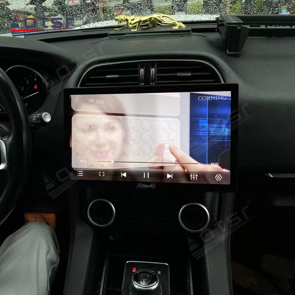 13.3 Inch Android 11 Auto For Jaguar F-Pace 2016-2020 Car Multimedia Player GPS Navigation Auto Radio Stereo Head Unit Carplay