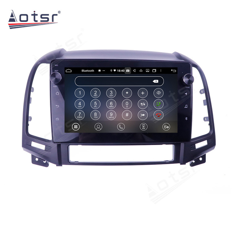 9 Inch Android 10.0 Auto Stereo For Hyundai Santa FE IX45 2006-2012 Audio Car Radio DVD Multimedia Player GPS Navigation Head Unit-Aotsr official website