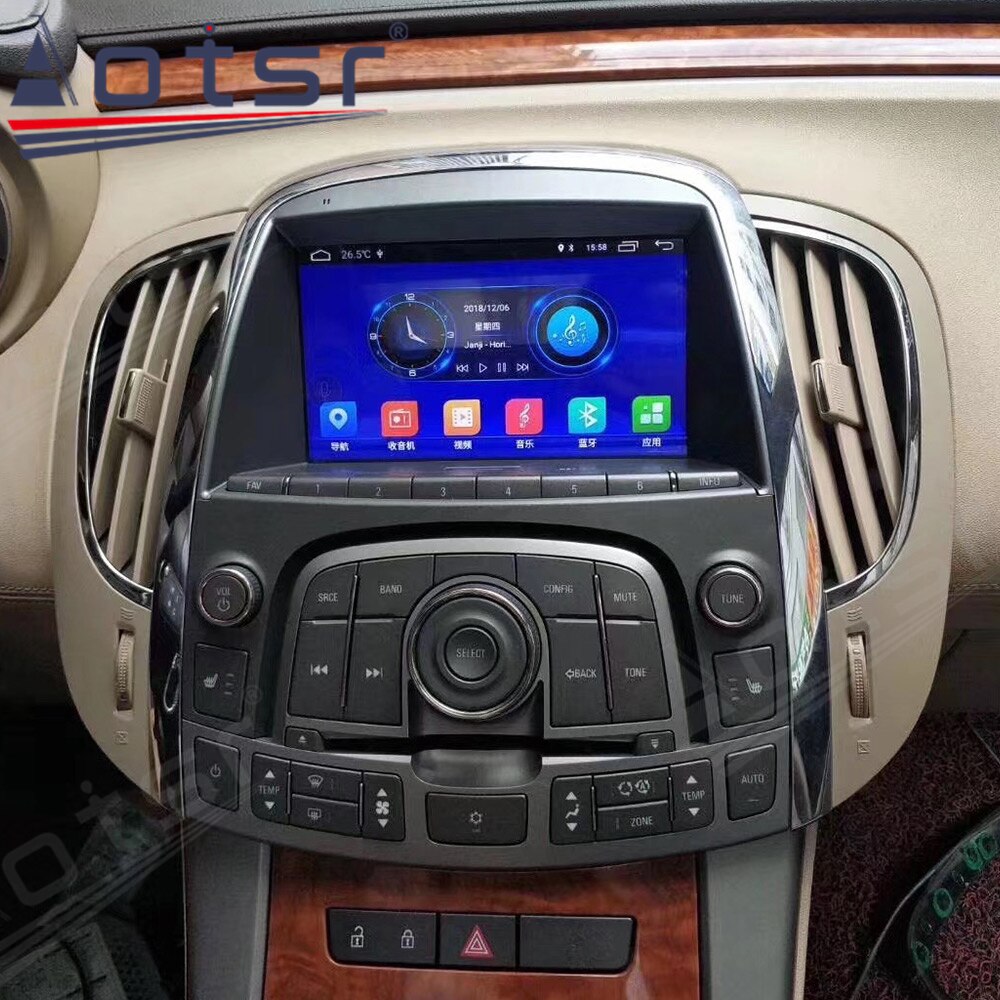 AOTSR For Buick Lacrosse 2009-2012 8 Inch 4+64GB Android 9.0 Car GPS Navigation Radio Multimedia Player Radio DSP WIFI fast boot-Aotsr official website