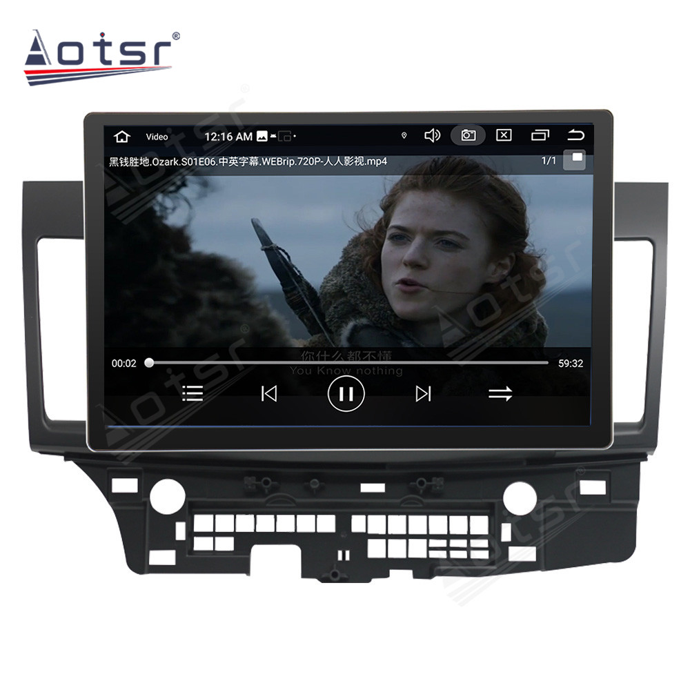 13.3 Inch Android 12 Auto For Mitsubishi Lancer 2007-2015 Car Multimedia Player GPS Navigation Auto Radio Stereo Head Unit 