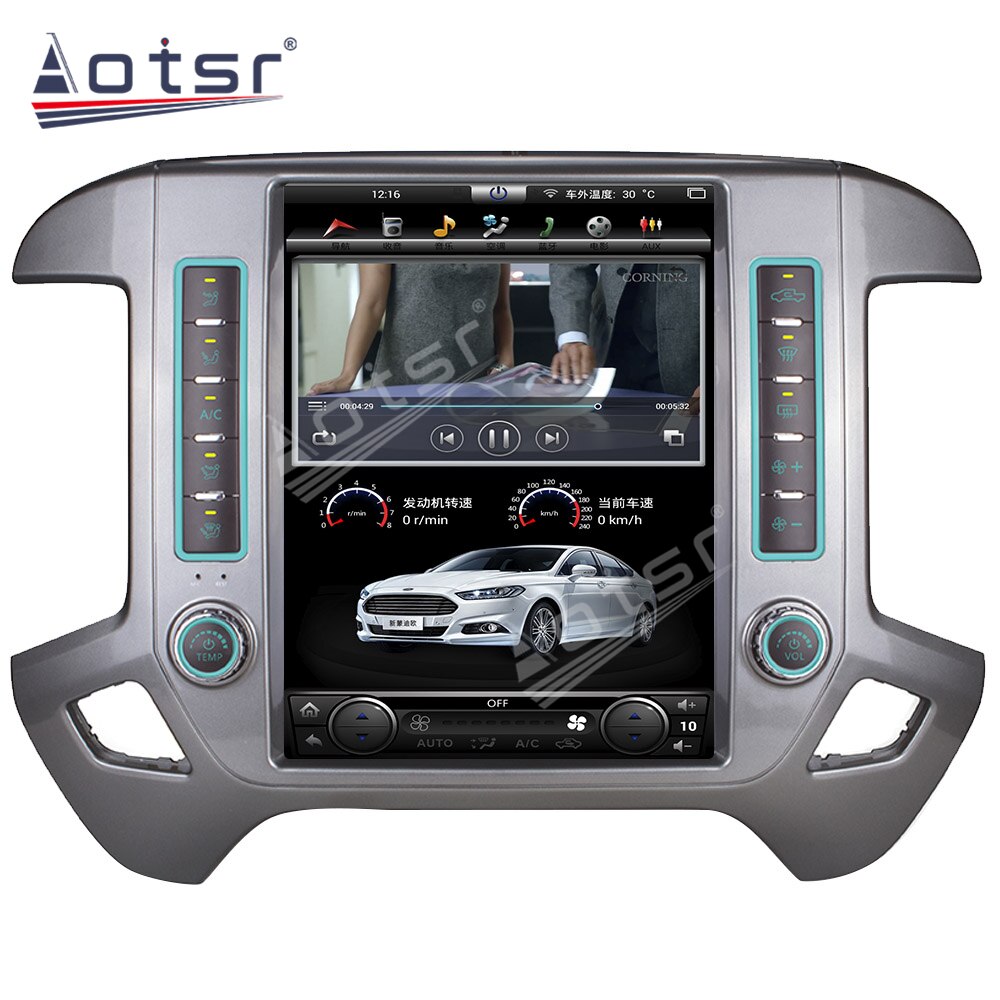 Car GPS Navigation For Chevrolet Chevy Silverado GMC SIERRA 2015 2016 2017 2018 2019 Android 11 Radio Auto Car Multimedia Player Carplay Unit-Aotsr official website