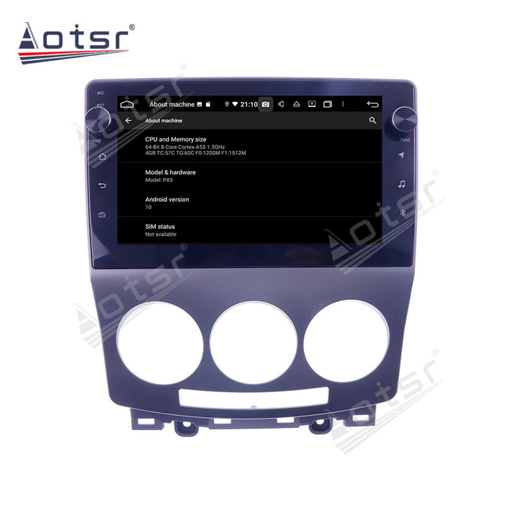 128G Android 10.0 Auto Stereo For Mazda 5 2008-2011 Audio Car Radio DVD Multimedia Player GPS Navigation Head Unit-Aotsr official website