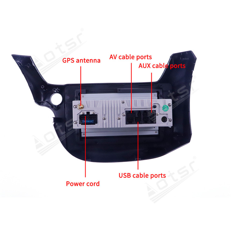 128G Android 10.0 For Honda Fit 2008-2013 Auto Stereo Audio Car Radio DVD Multimedia Player GPS Navigation Head Unit-Aotsr official website