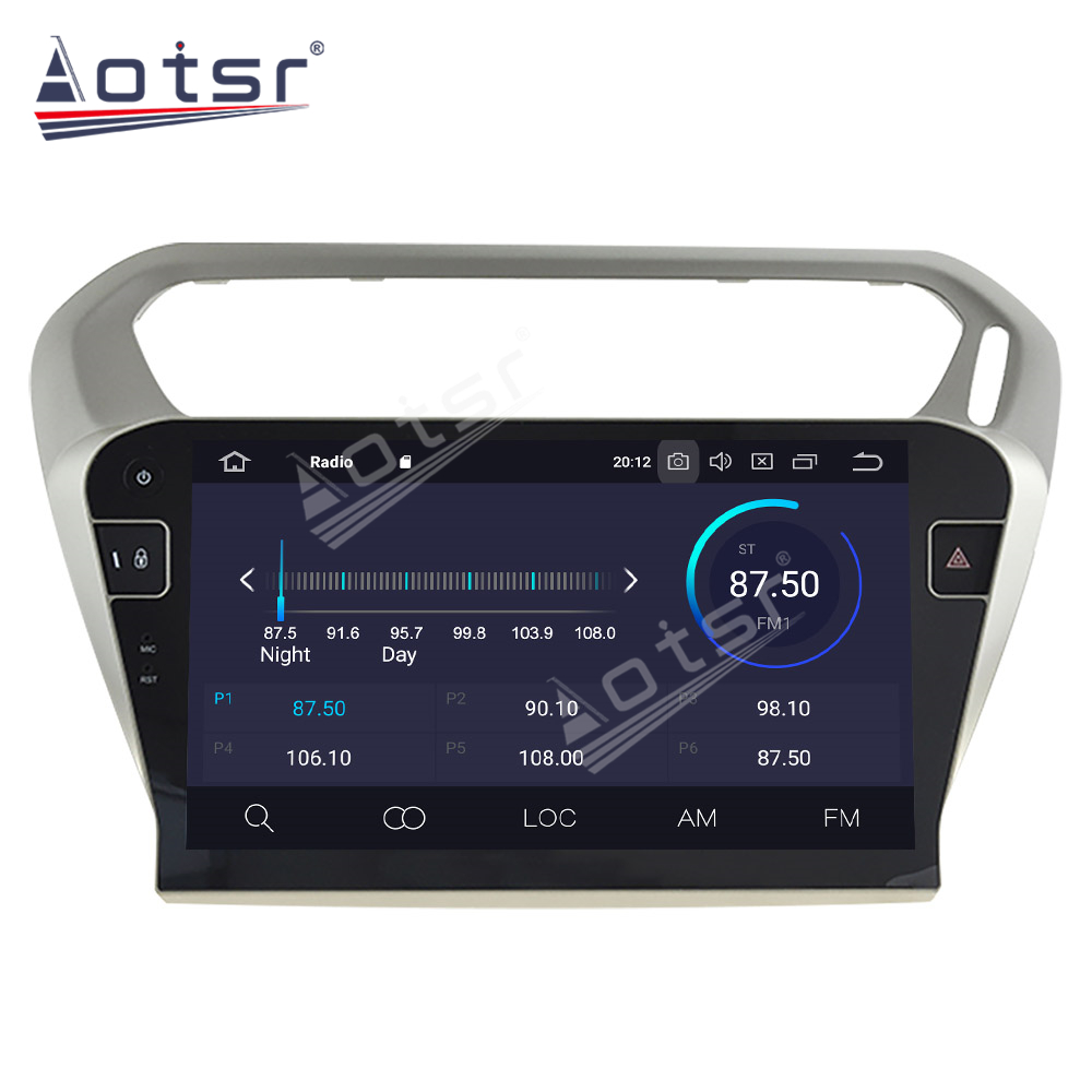Android 11 PX6 Car GPS Navigation DVD Player For  Peugeot 301 2013 2014 2015 2016 Bluetooth 5.0 Auto Stereo Radio Multimedia Player HeadUnit -Aotsr official website