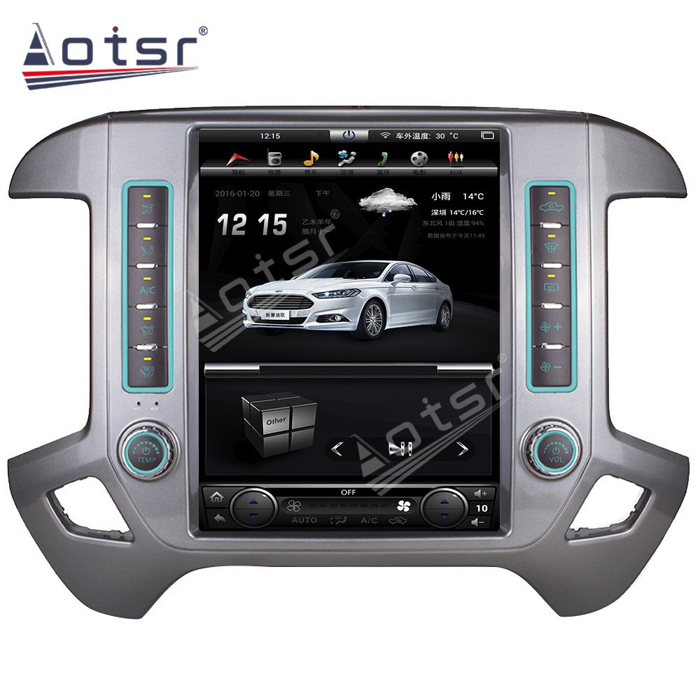 Car GPS Navigation For Chevrolet Chevy Silverado GMC SIERRA 2015 2016 2017 2018 2019 Android 11 Radio Auto Car Multimedia Player Carplay Unit-Aotsr official website