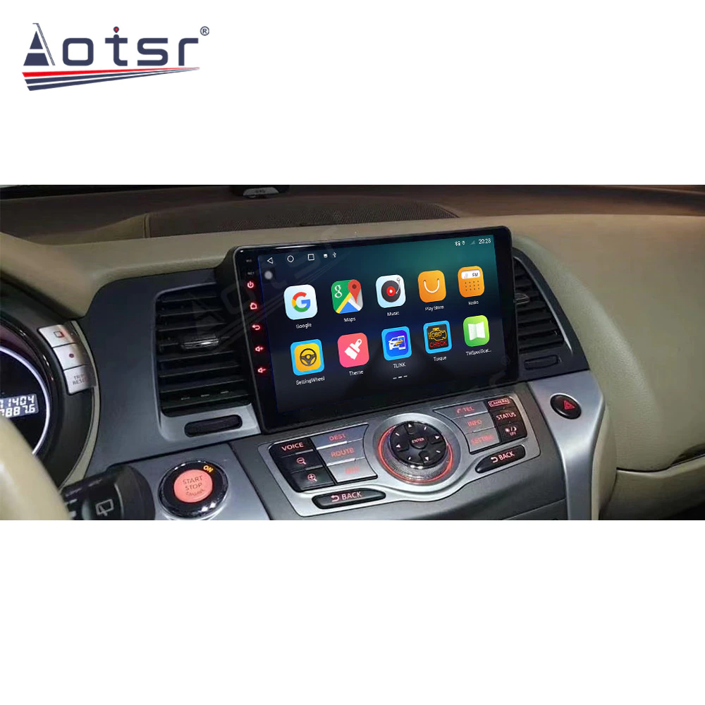 6+128G Android 10 Radio Tape Recorder Car Multimedia Player Stereo For Nissan Murano Z51 2010-2014 Head Unit GPS Navi Autoradio-Aotsr official website