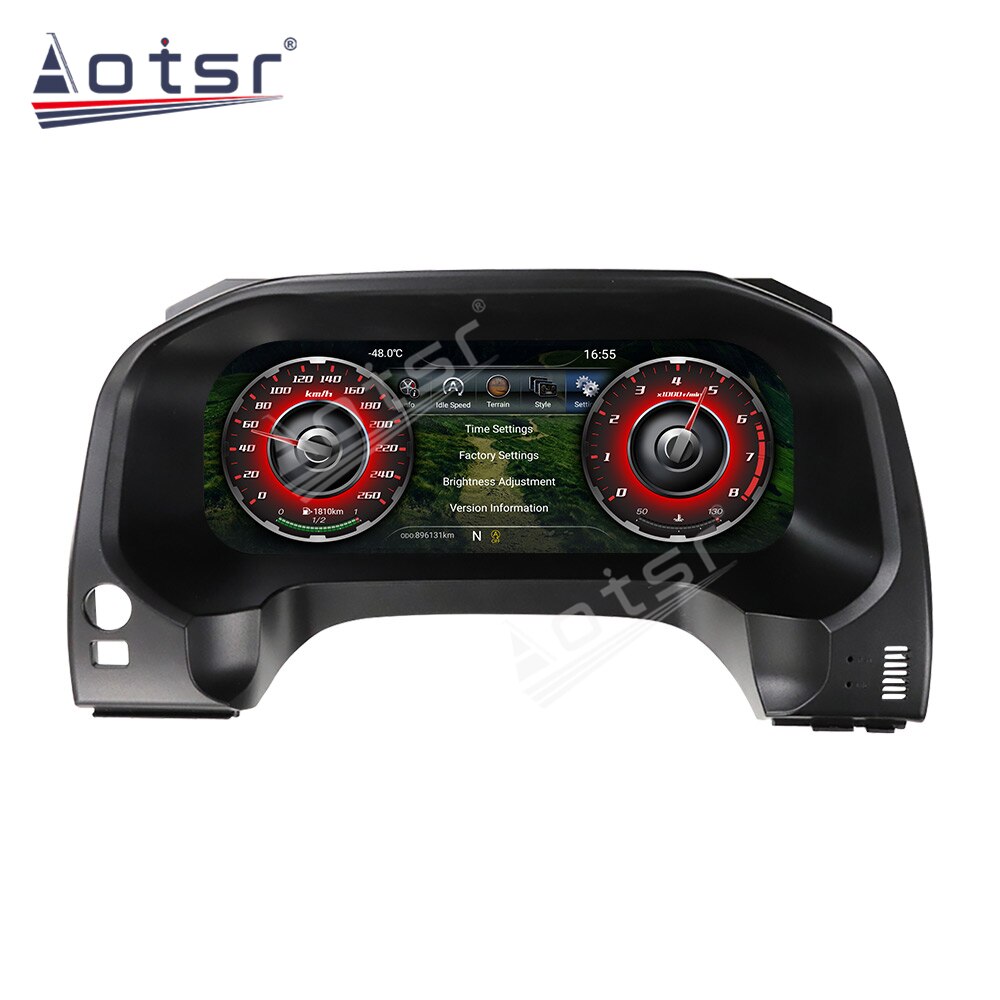 For Toyota Land Cruiser Prado LC200 Car LCD Cluster Instrument Multimedia Dashboard Modification Android GPS Navigation-Aotsr official website