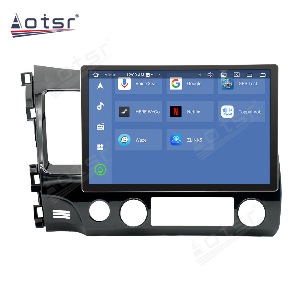 13.3 Inch Android 11 Auto For Honda Civic 2006-2011 Car Multimedia Player GPS Navigation Auto Radio Stereo Head Unit 