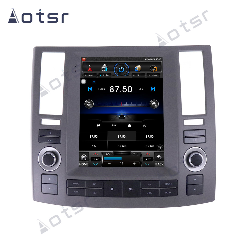 Android 11.0 multimedia player with GPS navigation stereo main unit DSP Carplay 6GB + 128GB suitable for Infiniti FX35 FX45 2006-2009-Aotsr official website