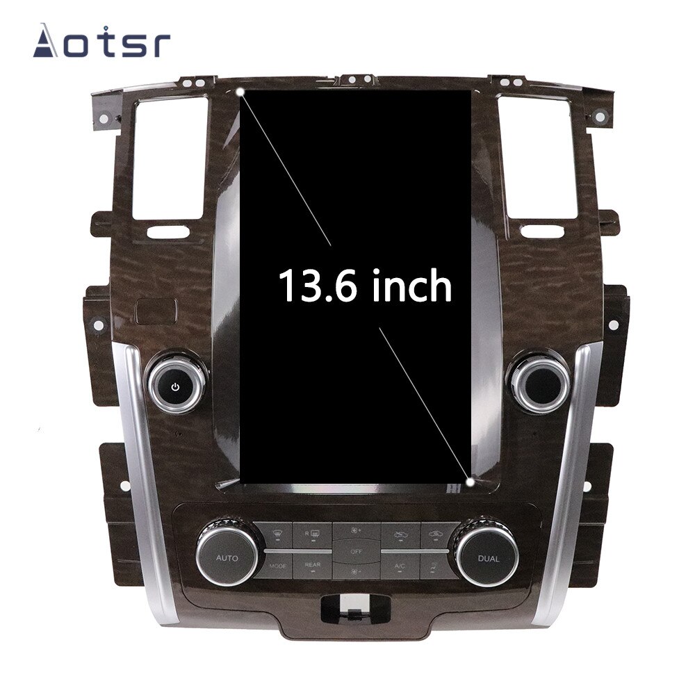 For Nissan Patrol Y62 2010 - 2020 Infiniti QX80 Tesla Vertical IPS Screen Android Car Auto Radio GPS Navigation Carplay Stereo-Aotsr official website
