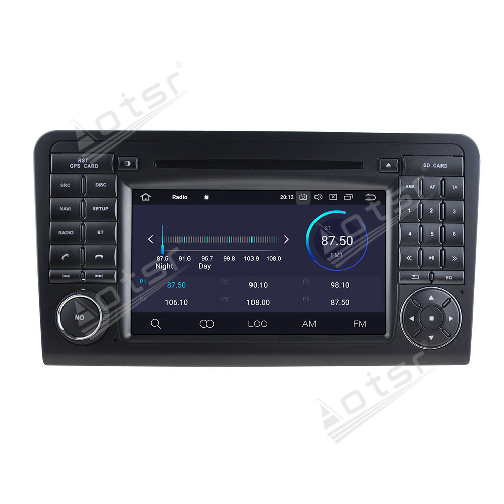 AOTSR Car Radio Auto Android 11 For Mercedes Benz ML CLASS W164 ML300 ML350 2005-2012 GPS Navi Multimedia Player-Aotsr official website