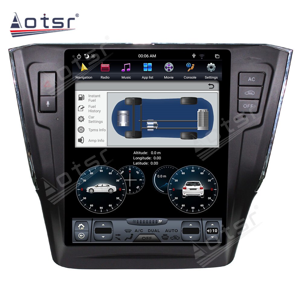 DSP Tesla Style big screen Android 9.0 Car multimedia player For VW Passat 2015-2018 gps navi radio stereo head unit free map-Aotsr official website