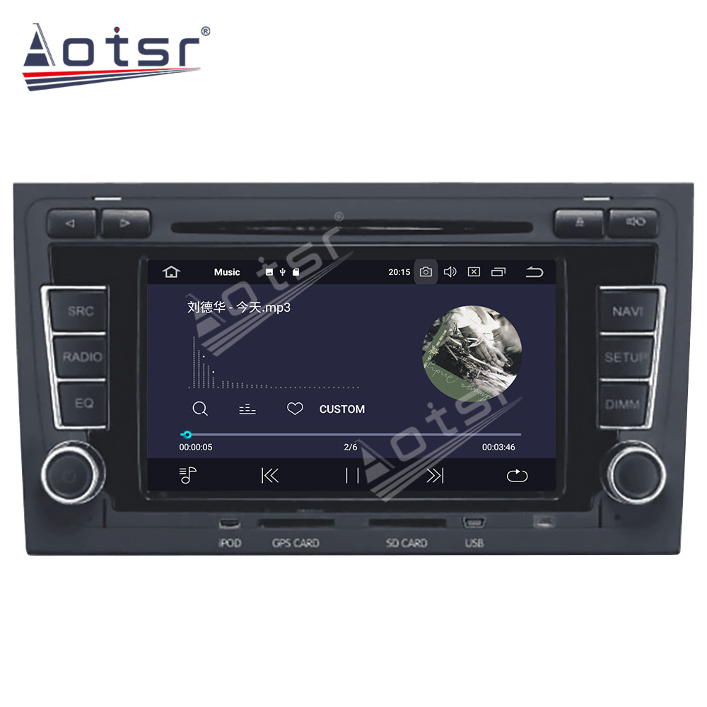 Android 11.0  Multimedia Player 128G For AUDI A4 2002-2007 with GPS navigation suitable for Audi stereo main unit DSP Carplay -Aotsr official website