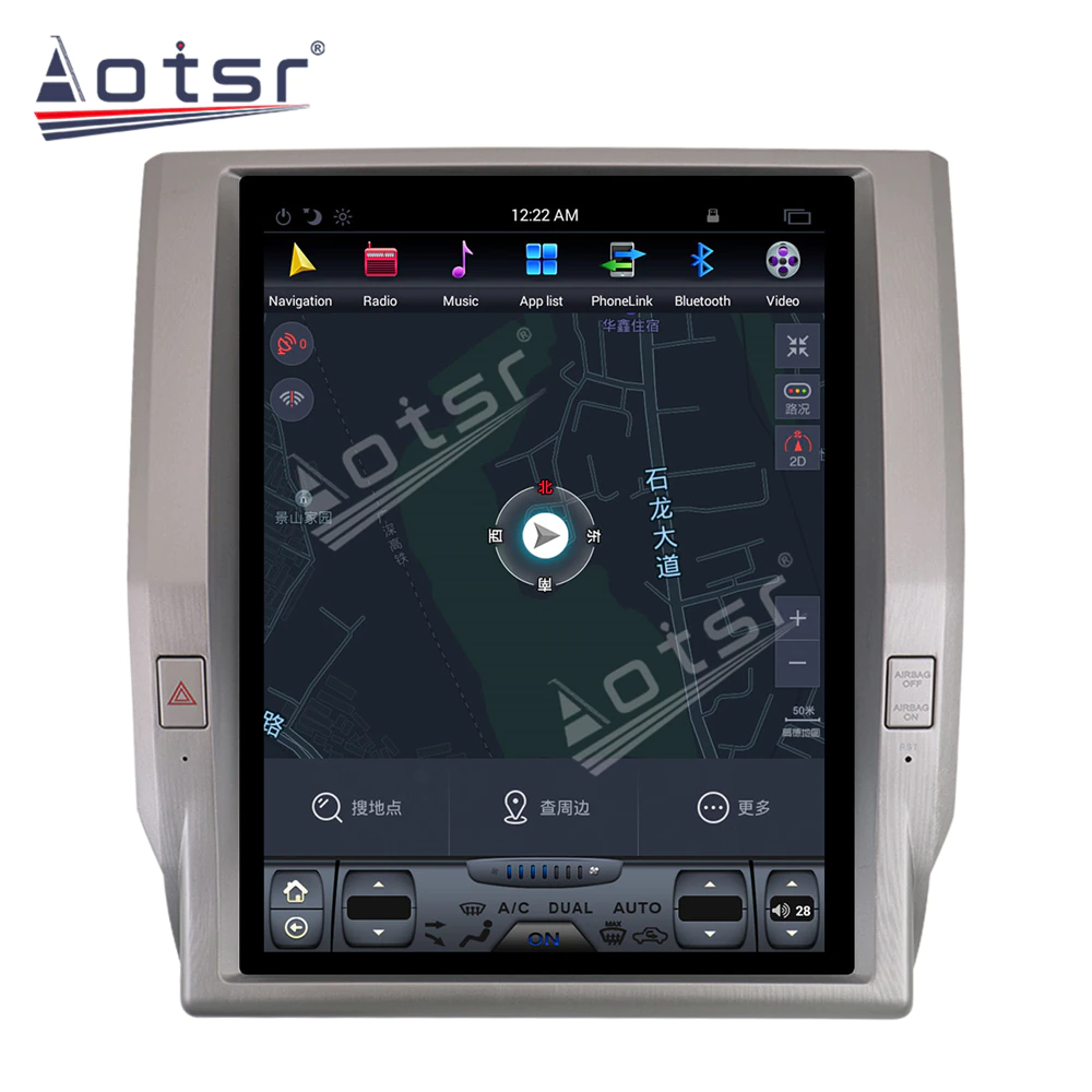 128GB Tesla Vertical Screen For Toyota Tundra 2014 - 2020 Android 9.0 Multimedia Car Radio Autoradio Video Player GPS Navigation-Aotsr official website