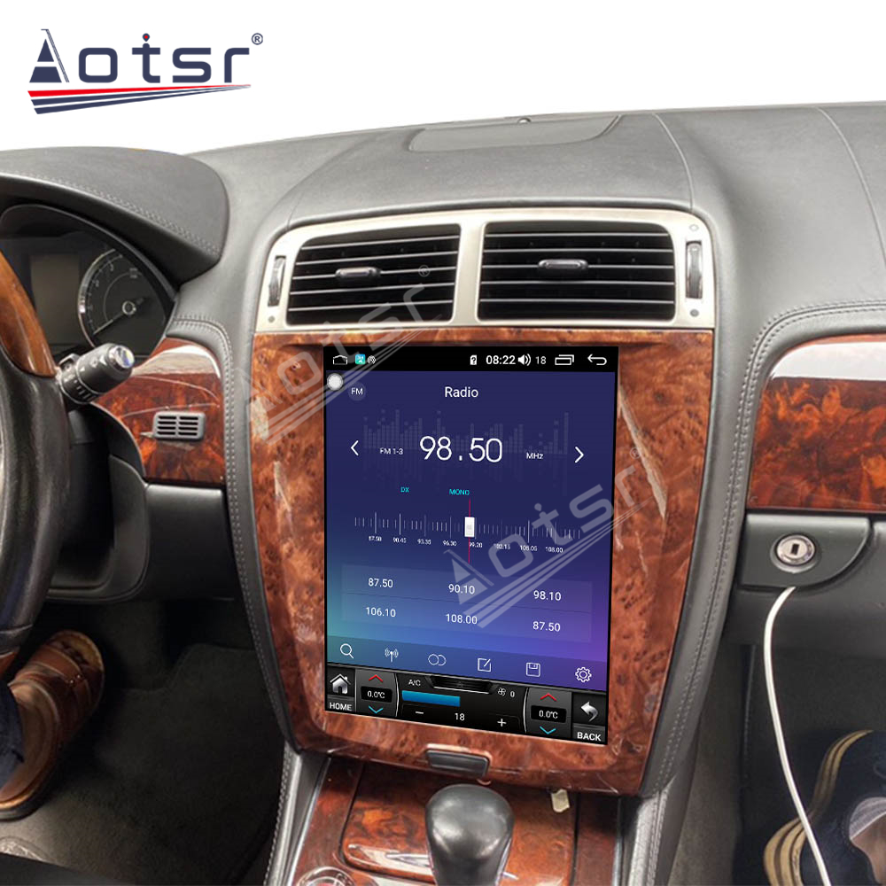 Android 11.0 multimedia player with GPS navigation stereo main unit DSP Carplay 6GB + 128GB suitable for Jaguar XK mahogany-Aotsr official website