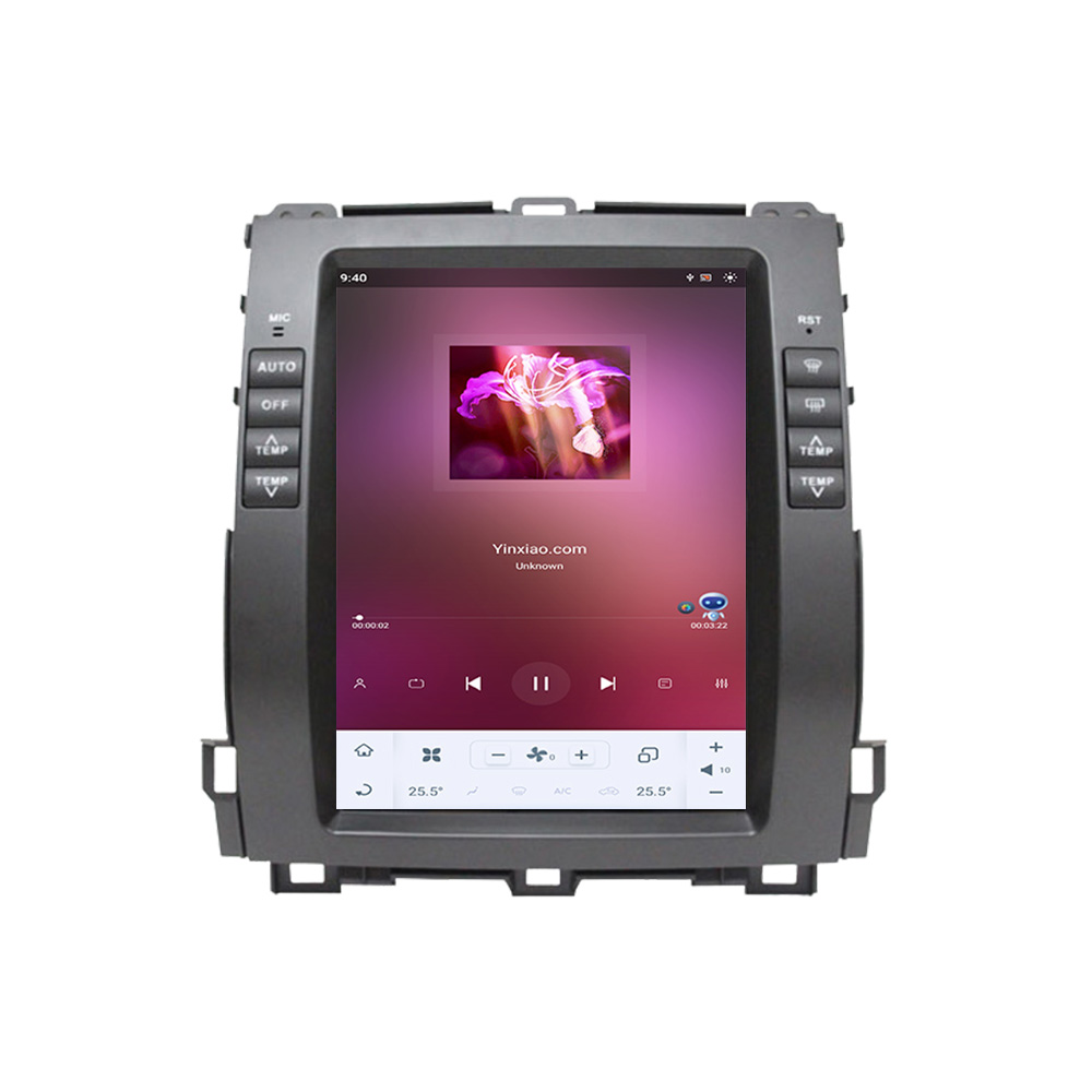 128G Tesla Screen For Toyota Land Cruiser Prado 120 For Lexus GX470 2002-2009 Android Car Multimedia Player GPS Radio Stereo Head Unit-Aotsr official website