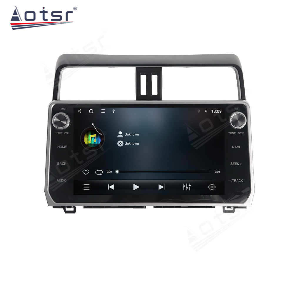 Android 12 Auto For Toyota LAND CRUISER PRADO 2018 Car Radio Multimedia Player GPS Navigation Carplay 4G SIM Head unit