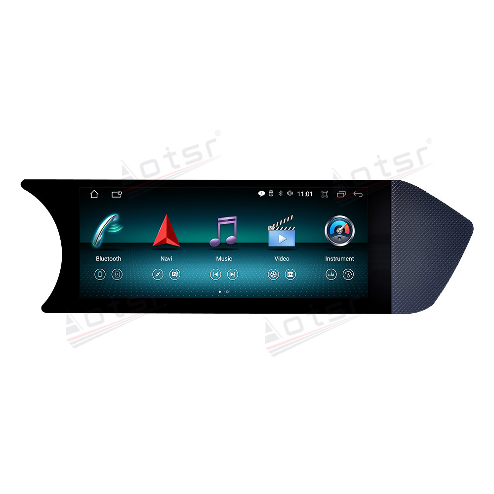 Android 12 Car multimedia player head unit For Mercedes Benz C Class W204 2011 - 2014 NTG 4.5 Radio stereo Audio gps tape recorder