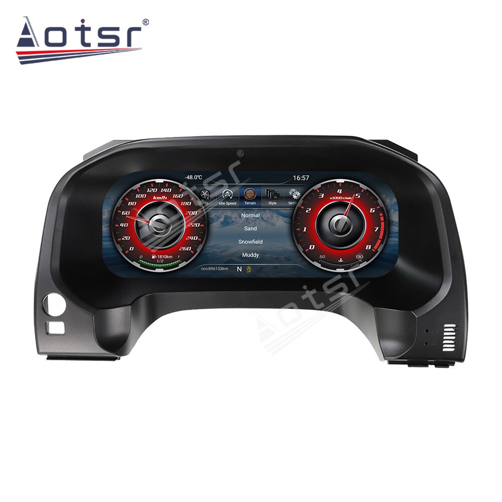 For Toyota Land Cruiser Prado LC200 Car LCD Cluster Instrument Multimedia Dashboard Modification Android GPS Navigation-Aotsr official website